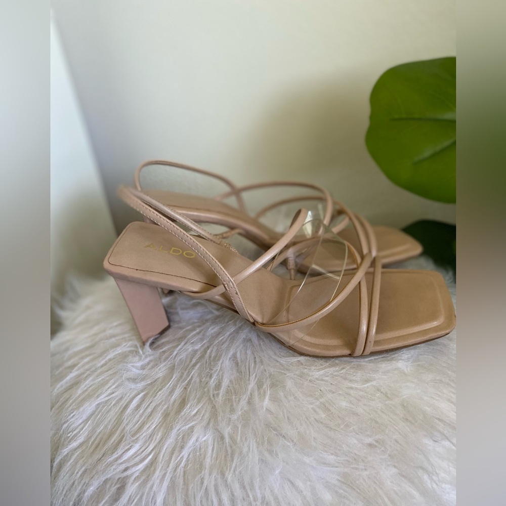 Nude Strappy Heels